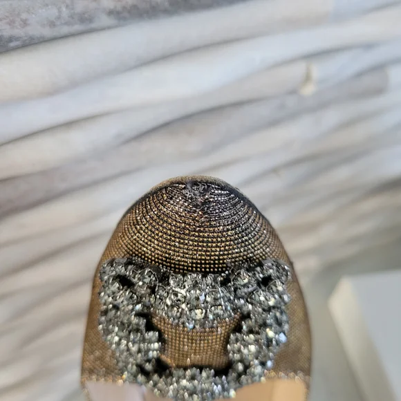 Manolo Blahnik Hangisi Jeweled Heels - Picture 2 of 10
